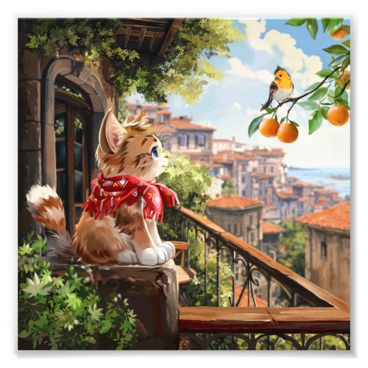 Meine Orangen Fotodruck (Vorne)