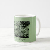 Meine Oregon-Kaffee-Tasse Kaffeetasse (VorderseiteRechts)