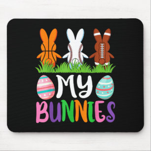 Meine Osterhasen Sport Basketball Baseball Footbal Mousepad