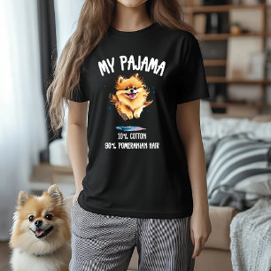 Meine Pajama Watercolor Spitz Liebe T-Shirt