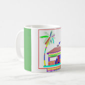 Meine Palme-Tasse Kaffeetasse (Vorderseite Links)