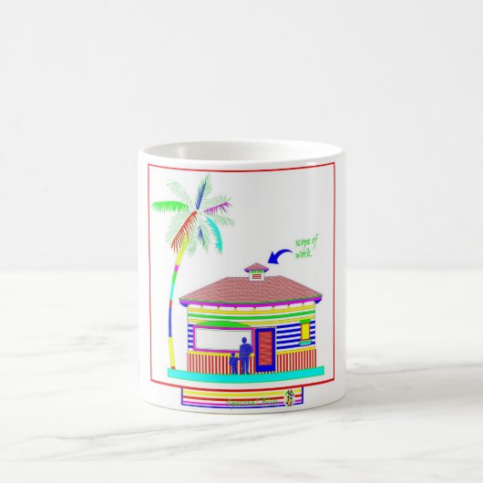 Meine Palme-Tasse Kaffeetasse (Mittel)