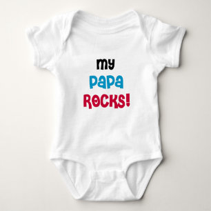 Meine Papa Rocks Baby Strampler