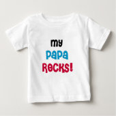 Meine Papa Rocks Tshirts und Geschenke (Vorderseite)