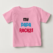 Meine Papa Rocks Tshirts und Geschenke (Vorderseite)
