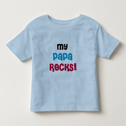 Meine Papa Rocks Tshirts und Geschenke (Vorderseite)