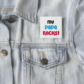 Meine Papa Rocks Tshirts und Geschenke Button (Beispiel)