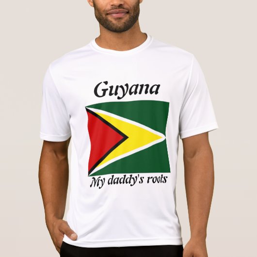 Meine Papa's Roots Guyana Männer T - Shirt (Vorderseite)
