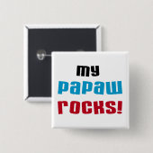 Meine Papaya-Frucht schaukelt T - Shirts und Button (Vorne & Hinten)