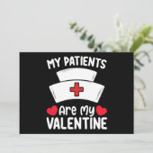 Meine Patienten sind meine Liebe zur Gebärmutter a Einladung (Stehend Vorderseite)