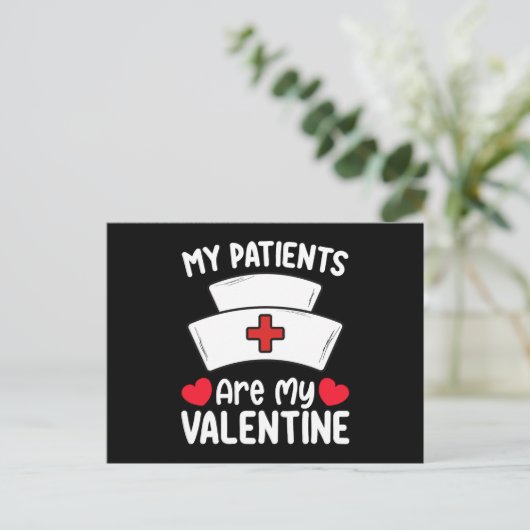 Meine Patienten sind meine Liebe zur Gebärmutter a Postkarte (Stehend Vorderseite)