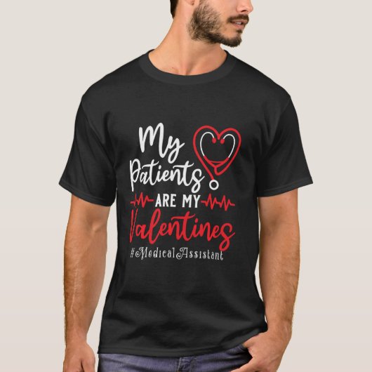 Meine Patienten sind meine Valentinin-Ärztin T-Shirt (Vorderseite)