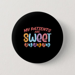 Meine Patienten süße Herzen Valentine Day Nurse Sc Button