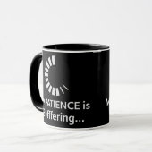 Meine Patientin leidet - Funny Office-Kaffee-Tasse Tasse (Vorderseite Links)