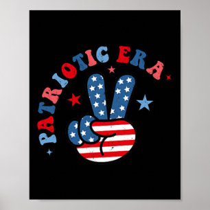Meine Patriotische Ära 4. Juli Amerika rot weiß un Poster