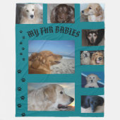 Meine Pelzbabys Fleecedecke (Vorderseite)