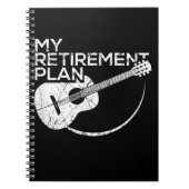 Meine Pensionsplan Gitarre Funny Musicians Notizblock (Vorderseite)