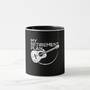 Meine Pensionsplan Gitarre Funny Musicians Tasse