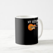 Meine Pensionsplan Gitarrist Gitarre Player Musici Kaffeetasse (VorderseiteRechts)