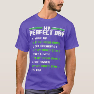 Meine perfekten Tag Videospiele Ich liebe Gaming G T-Shirt
