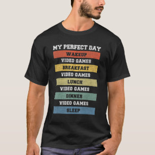 Meine perfekten Videospiele-Videospiele-Gamer T-Shirt