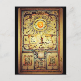 Meine persönliche Bitcoin HODL Einladungspostkarte