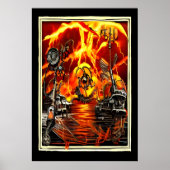 Meine persönliche Hölle | AI Art Poster (Vorne)