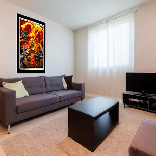 Meine persönliche Hölle   AI Art Poster