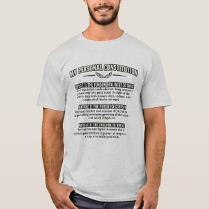 Meine persönliche Verfassung Lustiger Snack-Komfor T-Shirt