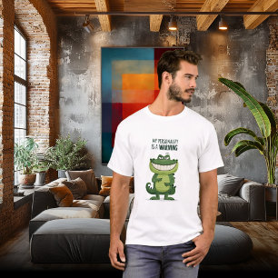 Meine Persönlichkeit ist eine Warnung Lustiges Kro T-Shirt