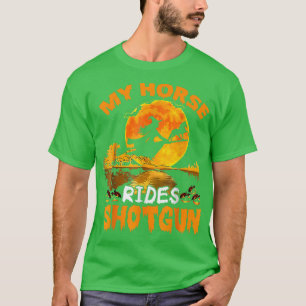 Meine Pferdereiten Shot Hexe Fly Broomstick Bat Ha T-Shirt