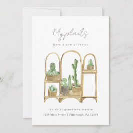 Meine Pflanze haben eine neue Zuhause-Bewegung Ankündigung