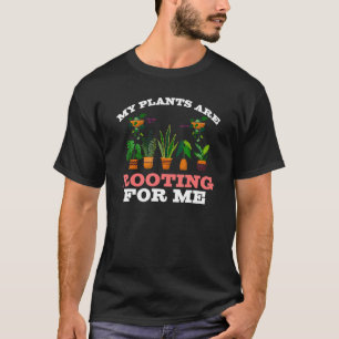 Meine Pflanze sind für mich Pflanze Gardener Garde T-Shirt