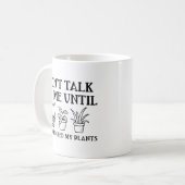 Meine Pflanze überprüft Kaffeetasse (Vorderseite Links)