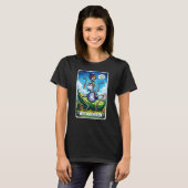 Meine Pickle Era Tarot Card Funny Skelett T-Shirt (Vorne ganz)