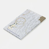 Meine Pitbull aß meinen Unterrichtsplan Post-it Klebezettel (angewinkelt)