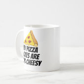 Meine Pizzajokes sind zu heiß Kaffeetasse (Vorderseite Links)