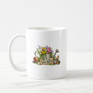 Meine Pläne haben Wurzeln – Vintage-Gartenbau Blum Kaffeetasse