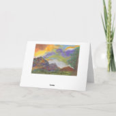 Meine Planeten-Gruß-Karte Karte (Rückseite)