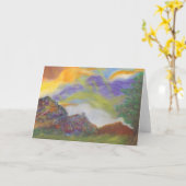 Meine Planeten-Gruß-Karte Karte (Gelbe Blume)