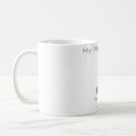 Meine Platz Pilates Logo-Tasse Kaffeetasse (Links)
