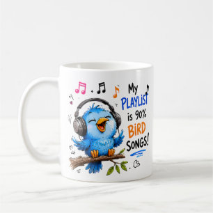 Meine Playlist besteht zu 90% aus Vogelgesängen Ki Kaffeetasse