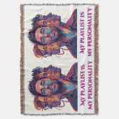 Meine Playlist ist meine Persönlichkeitsmusik über Decke (Vorderseite Vertikal)