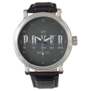 Meine Poker-Uhr Armbanduhr
