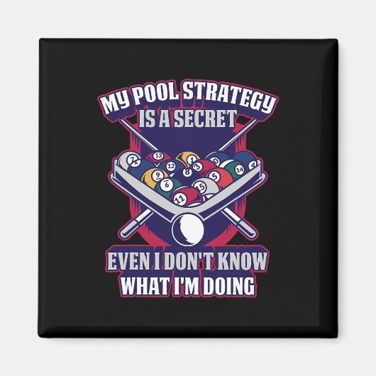 Meine Pool-Strategie Billard Magnet (Vorne)