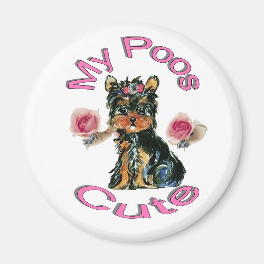 Meine Pools Niedlich Magnet (Vorne)