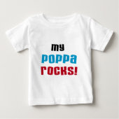 Meine Poppa Rocks Tshirts und Geschenke (Vorderseite)