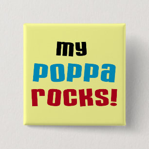 Meine Poppa Rocks Tshirts und Geschenke Button
