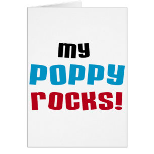 Meine Poppy Rocks T - Shirt und Geschenke