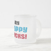 Meine Poppy Rocks T - Shirt und Geschenke Mattglastasse (VorderseiteRechts)